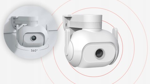 Zewnętrzna Kamera Ip66 Imilab Ec5 3Mp 360° Z Detekcją Ruchu I Wizją Nocną