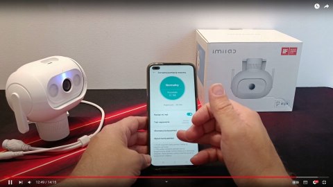Zewnętrzna Kamera Ip66 Imilab Ec5 3Mp 360° Z Detekcją Ruchu I Wizją Nocną