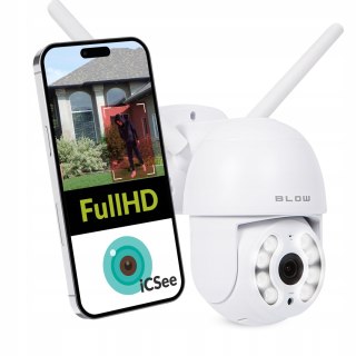 Zewnętrzna Kamera Wi-Fi Blow Ip 2Mp Fhd 355° Audio Ir-Cut 128Gb Ip66 Smart