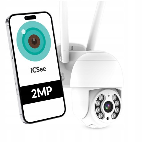 Zewnętrzna Kamera Wi-Fi Blow Ip 2Mp Fhd 355° Audio Ir-Cut 128Gb Ip66 Smart