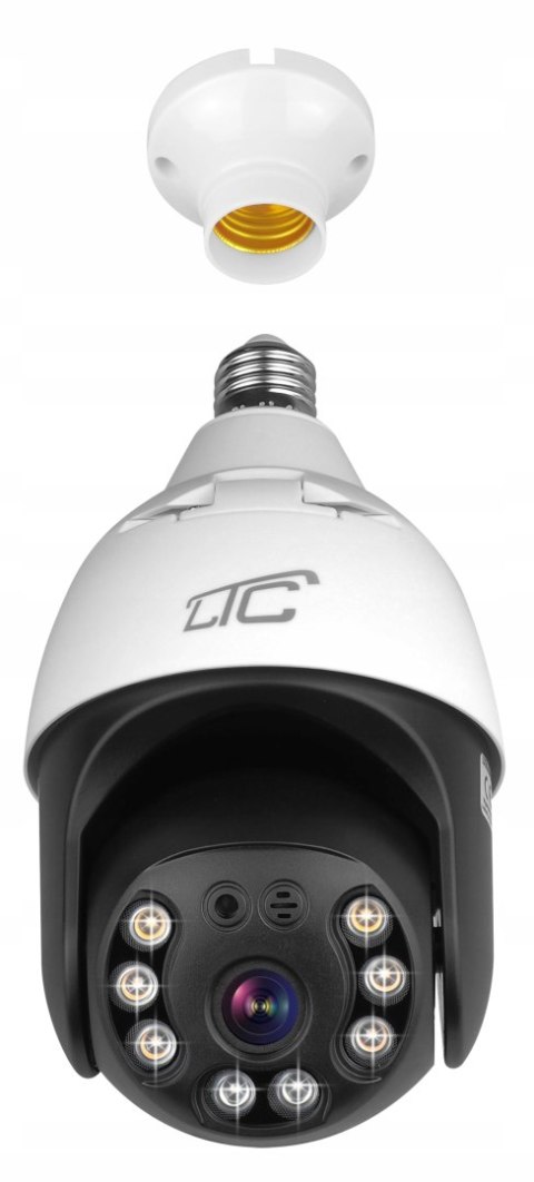 Kamera Bezprzewodowa W Żarówce 5Mp, Monitoring Zewnętrzny Ip65