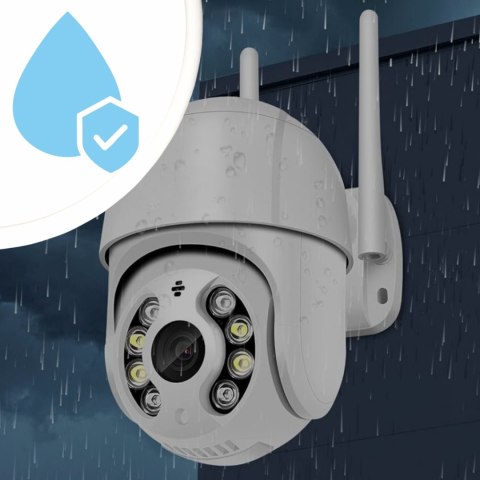 Kamera Bezprzewodowa Wifi Obrotowa 2Mpx 1080P Ip66 Monitoring Zewnętrzny Sd