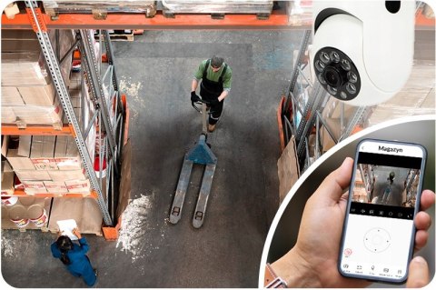 Kamera Ip 360° Full Hd Z Żarówką E27, Nocny Tryb I Alarmem Sterować Kamerą W Zakresie 360°