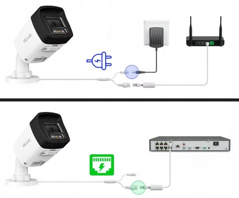 Kamera Ip 8Mp 4K Live Guard Detekcja Ruchu Poe Ip67 Zewnętrzna Slot Microsd