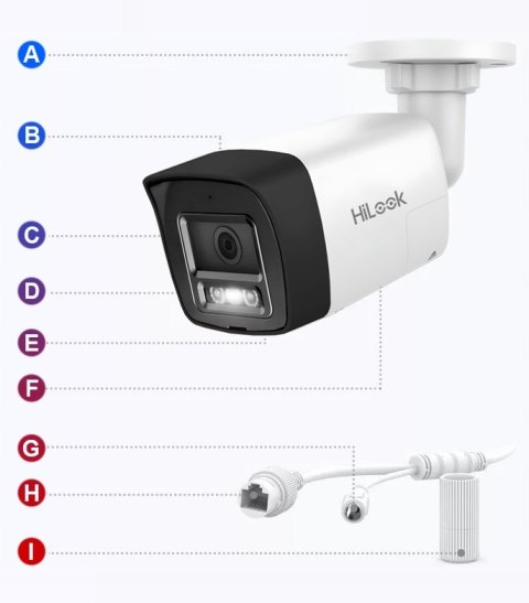 Kamera Ip 8Mp 4K Live Guard Detekcja Ruchu Poe Ip67 Zewnętrzna Slot Microsd
