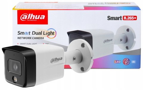 Kamera Ip Dahua 6Mpx Ipc, Smart Dual Light Ir+Led, 2,8Mm, Poe, Ip67