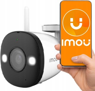 Kamera Ip Imou Bullet 2 4Mp Qhd Ip67 Z Reflektorami Syreną I Detekcją Ruchu