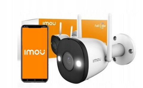 Kamera Ip Imou Bullet 2 4Mp Qhd Ip67 Z Reflektorami Syreną I Detekcją Ruchu