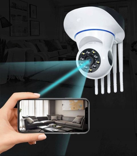 Kamera Ip Panoramiczna 720P Wifi Dwukierunkowa Rozmowa, Tryb Nocny, Rotacja