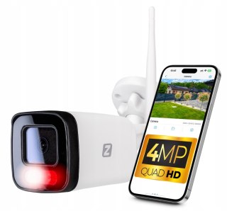 Kamera Ip Wifi 4Mp A4 Z Dźwiękiem, Zoomem I Detekcją Ruchu Ip66