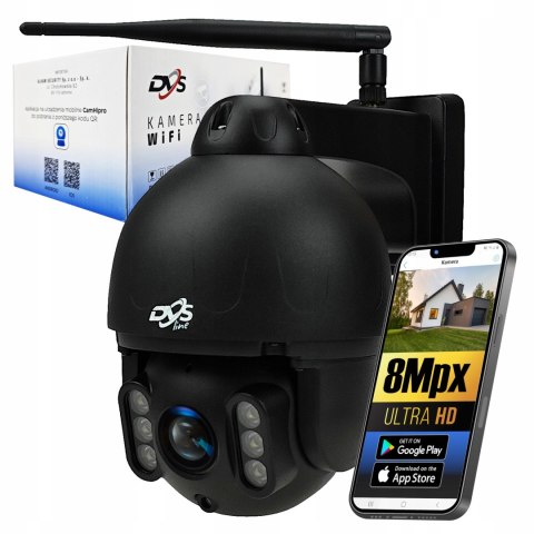Kamera Ip Wifi 8Mp 4K Z Auto-Trackingiem, Ip66, Dvs-Sdip8040e-Irws