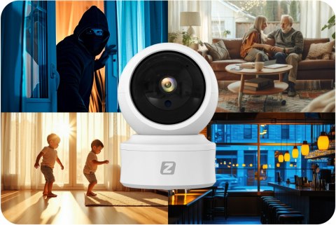 Kamera Ip Wifi Ptz 2Mpx Full Hd Z Detekcją Ruchu I Audio - Zintronic