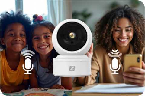 Kamera Ip Wifi Ptz 2Mpx Full Hd Z Detekcją Ruchu I Audio - Zintronic