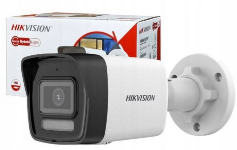 Kamera Ip Zewnętrzna 4Mpx Hikvision Poe 2.8Mm Ip67 Smart Hybrid Light Biała