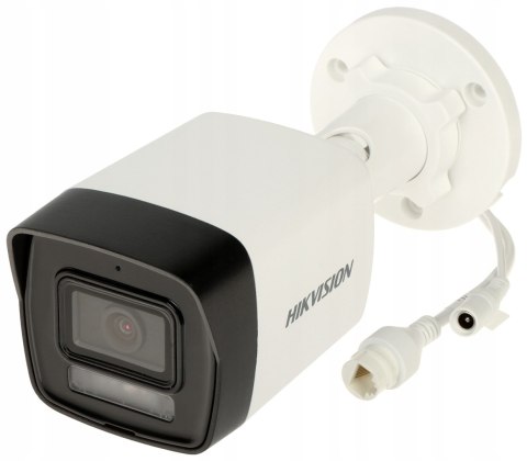 Kamera Ip Zewnętrzna 4Mpx Hikvision Poe 2.8Mm Ip67 Smart Hybrid Light Biała