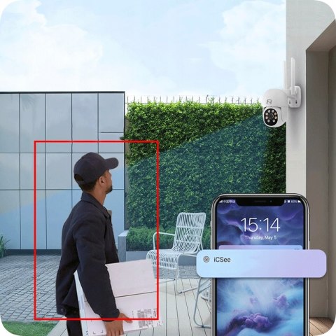 Kamera Ip Zintronic I8 Wifi 8Mp 4K Hd, Ptz, Nocna, Detekcja Ruchu