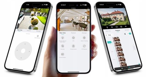 Kamera Ip Zintronic I8 Wifi 8Mp 4K Hd, Ptz, Nocna, Detekcja Ruchu