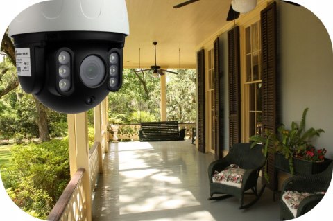 Kamera Obrotowa Ip Wifi 4K 8Mpx 8X Zoom, Sony, Detekcja Ruchu, Ip66 50M Ir