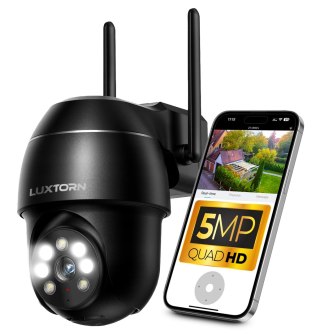 Kamera Obrotowa Ip Wifi 5Mpx Ptz 5X Zoom, Detekcja Osób, Audio Na Żywo
