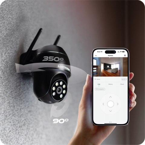 Kamera Obrotowa Ip Wifi 5Mpx Ptz 5X Zoom, Detekcja Osób, Audio Na Żywo