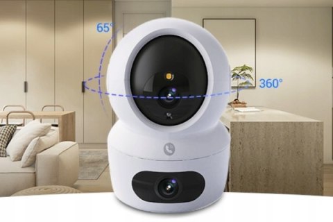 Kamera Obrotowa Wi-Fi Ezviz H7c Dual 2K Ai 360°: Nocny Tryb, Detekcja Ruchu