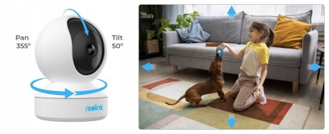 Kamera Reolink E320 3Mp Ptz 360° Led, Wi-Fi 2,4 Ghz, Dwukierunkowe Audio