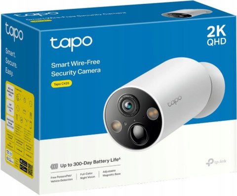 Kamera Tp-Link Tapo C425 2K Qhd, Bezprzewodowa, Ip66, Nocna Wizja
