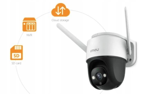 Kamera Wifi 4Mp Ip66 Obrotowa 355° Pochylenie 90° Na Żywo Z Syreną 110Db