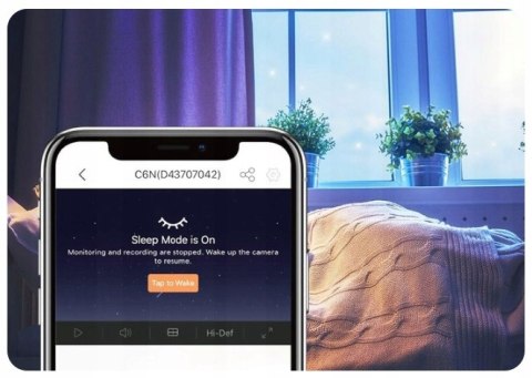 Kamera Wifi Ezviz Cp1 4Mp 2K Obrotowa Z Detekcją Ruchu I Audio I Niania
