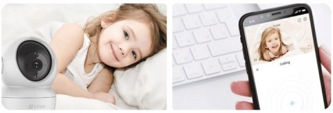 Kamera Wifi Ezviz Cp1 4Mp 2K Obrotowa Z Detekcją Ruchu I Audio I Niania