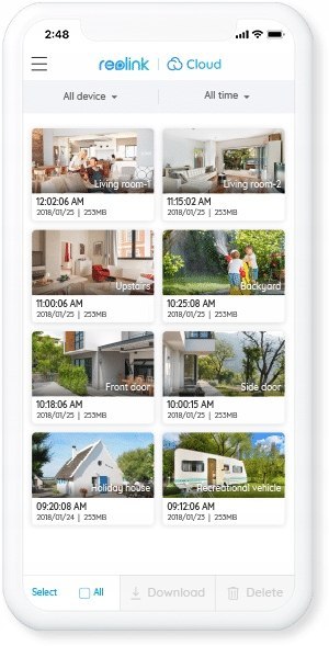 Kamera Wifi Reolink Argus Pt 5Mp, Obrotowa, Z Akumulatorem, Biała