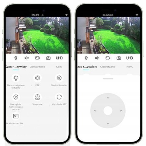 Kamera Zewnętrzna 4K 8Mp Wifi Ptz, Nocna Ir, Detekcja Ruchu, Ip66