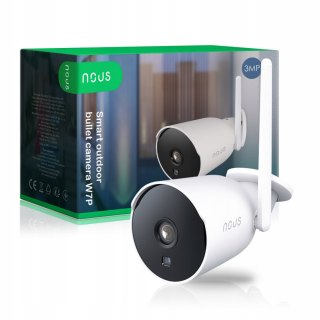Kamera Zewnętrzna Full Hd 3Mp Wifi Tuya Ip66, 105° Kąt, Dwukom. Audio, Ir
