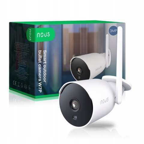 Kamera Zewnętrzna Full Hd 3Mp Wifi Tuya Ip66, 105° Kąt, Dwukom. Audio, Ir