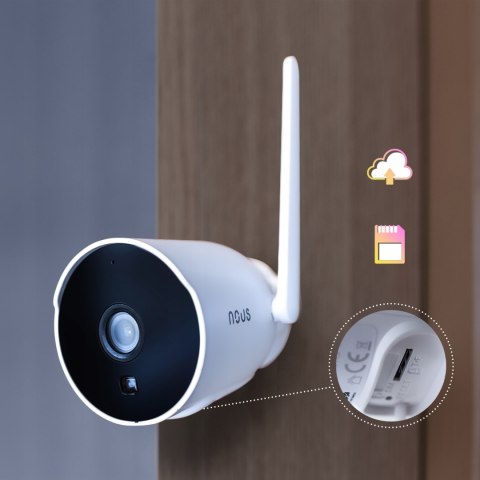 Kamera Zewnętrzna Full Hd 3Mp Wifi Tuya Ip66, 105° Kąt, Dwukom. Audio, Ir