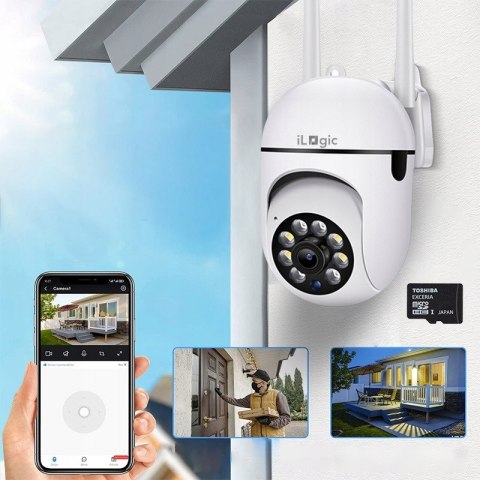 Kamera Zewnętrzna Ip Full Hd 3Mp 8X Zoom Ptz Dwukier Audio Tuya Smart Life