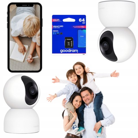 Kamera Xiaomi C400 2,5K Hd Z 64Gb - 360° Ai Monitoring Wewnętrzny