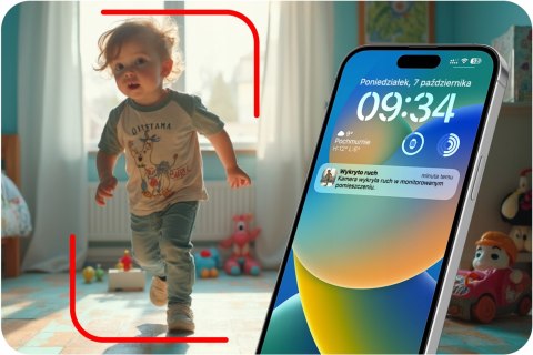 Obrotowa Kamera Ip Wifi 4Mp 2W1 Dwuobiektywowa Do Nani - Ptz I Detekcją