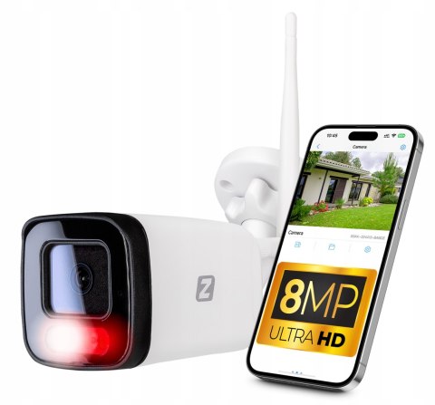 Profesjonalna Kamera Ip Zintronic A8 Wifi 8Mp, Zoom 4X, Metalowa, Onvif