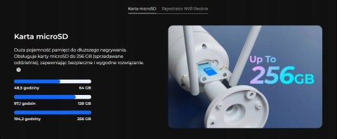 Zewnętrzna Kamera Color X W320x 4Mp Wifi Hdr Ip67 Dwuzakres Nocne Widzenie
