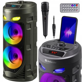 Defender Crashboom Boombox 16W Bluetooth 5.0 Karaoke Mp3 Fm Z Mic I Pilotem