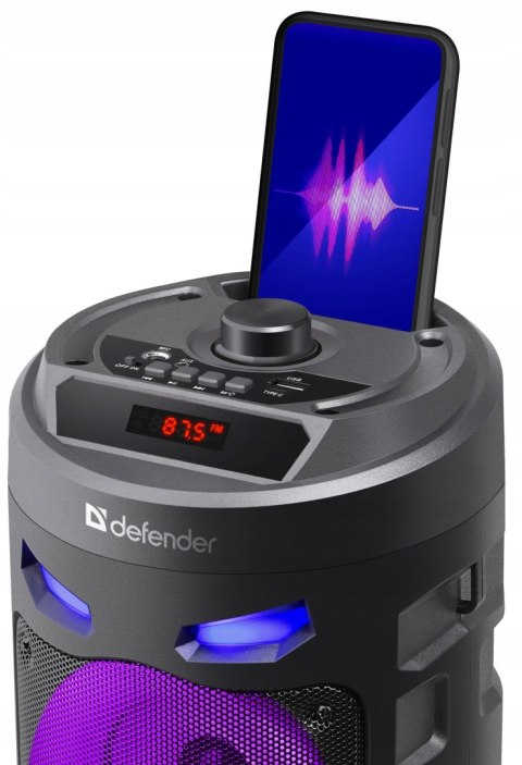 Defender Crashboom Boombox 16W Bluetooth 5.0 Karaoke Mp3 Fm Z Mic I Pilotem