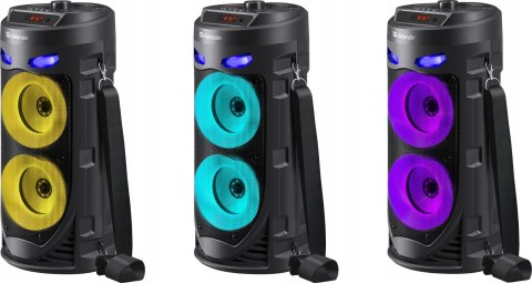 Defender Crashboom Boombox 16W Bluetooth 5.0 Karaoke Mp3 Fm Z Mic I Pilotem