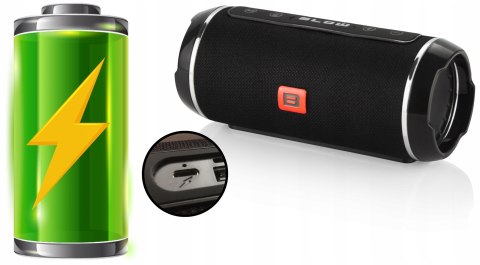 Głośnik Bluetooth Blow Czarny 2X10w Radio Fm Usb Aux Microsd 2000Mah