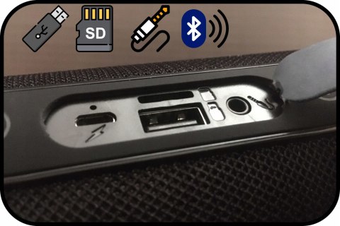 Głośnik Bluetooth Blow Czarny 2X10w Radio Fm Usb Aux Microsd 2000Mah