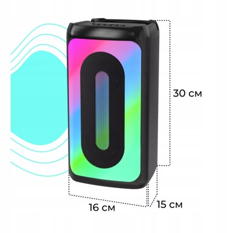 Głośnik Defender Concerto 20W Boombox Karaoke Bluetooth 5.3 Mp3 Usb/Aux