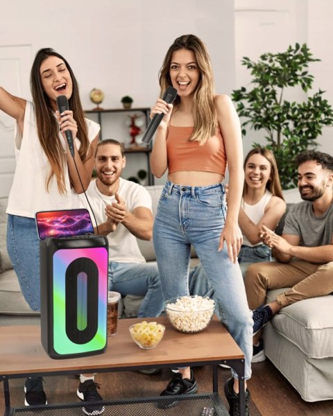 Głośnik Defender Concerto 20W Boombox Karaoke Bluetooth 5.3 Mp3 Usb/Aux