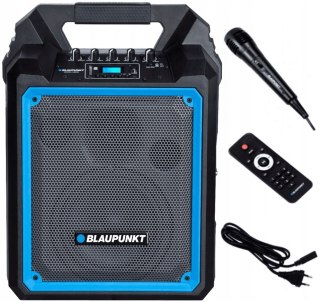 Głośnik Przenośny Blaupunkt Mb06 500W Karaoke Usb/Sd/Fm Mic Pilot Niebieski