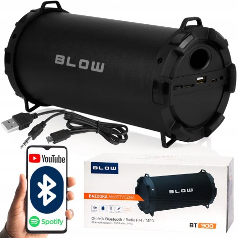 Głośnik Przenośny Bluetooth Blow Bazooka 25W Fm Usb/Microsd Aux 800Mah