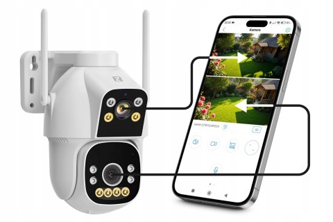 Kamera Ip 2X2mpx Gsm 4G Lte Z Dźwiękiem, Detekcją Ruchu, Ip66